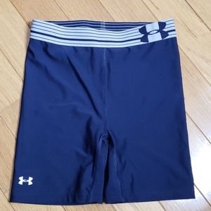 Under Armour Navy Spandex Shorts